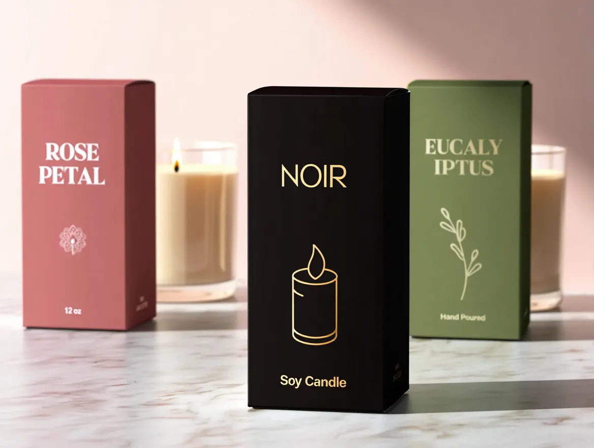 Candle Packaging Display